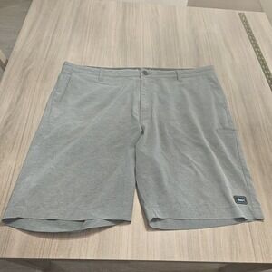 Mens Pelagic Mako Hybrid Performance Shorts 42 Fishing Outdoor Lightweight Gray